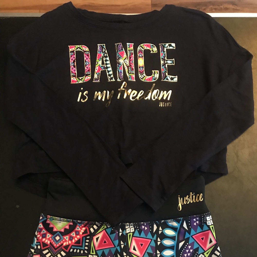 Justice 2 piece outfit